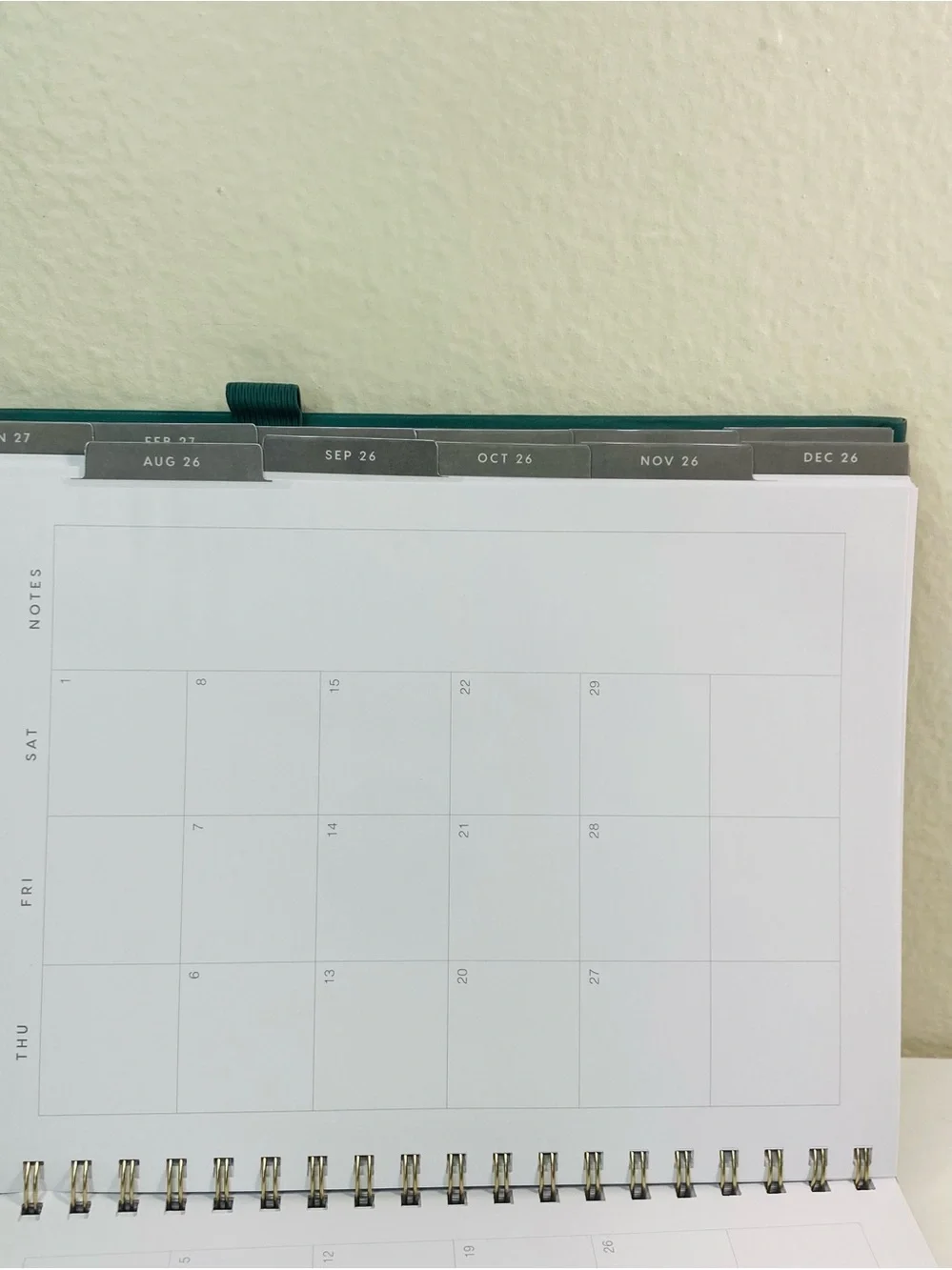 NWT 18 Months Jan 2026 - July 2027 School Year Planner Hardcover Spiral Notebook